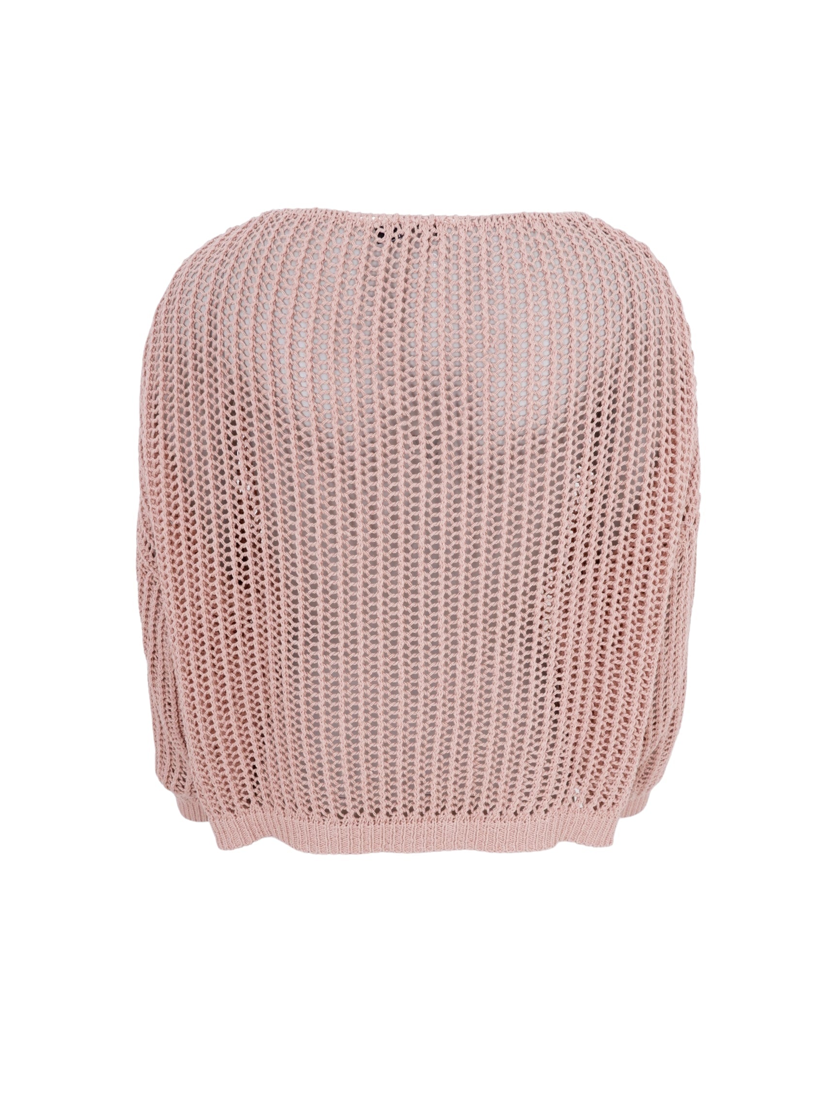 BCZELINA knitted jumper - Pale Rose - Black Colour