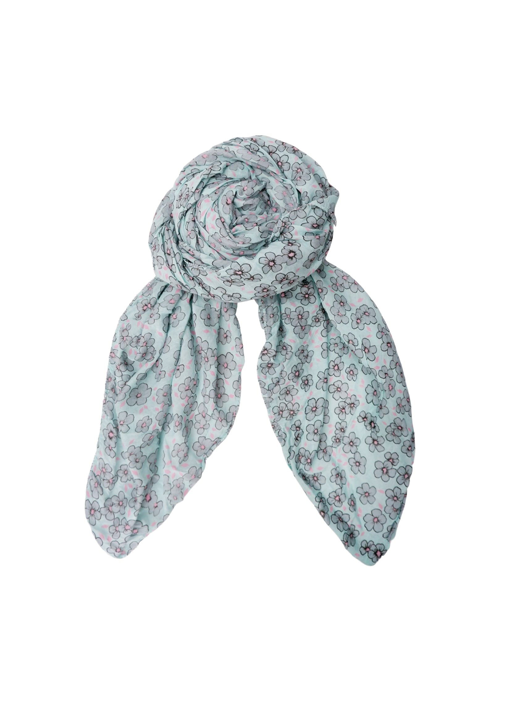 BCSORREL scarf - Green - Black Colour