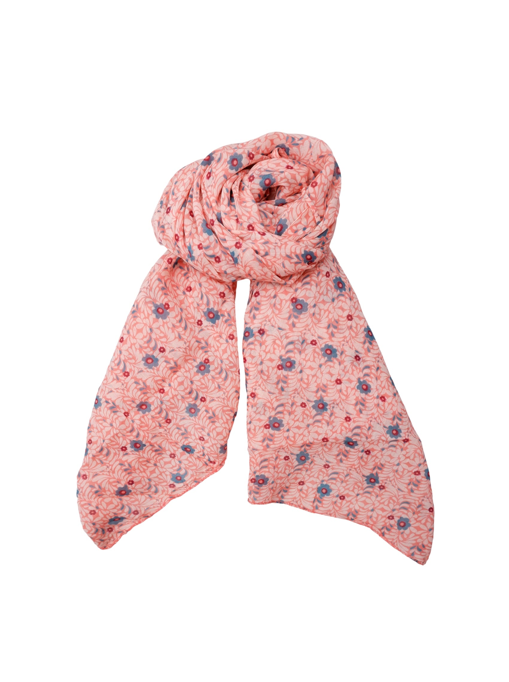 BCDAGMAR long scarf - Coral - Black Colour