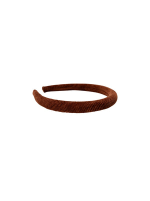 BCFALLON corduroy headband - Brown