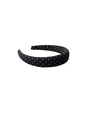 BCPOLKA headband - Black Dot
