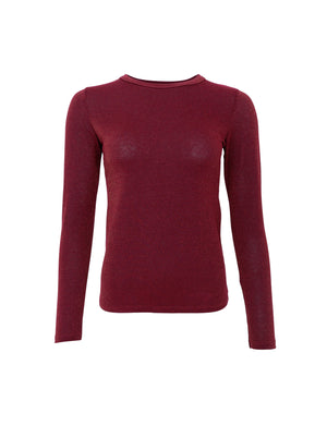 BCFAYE Lurex Blouse - Plum