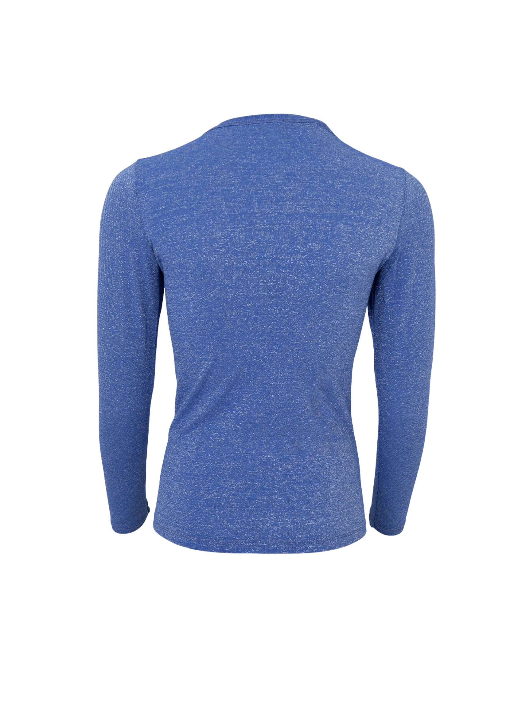 BCFAYE Lurex Blouse - Sky Blue - Black Colour