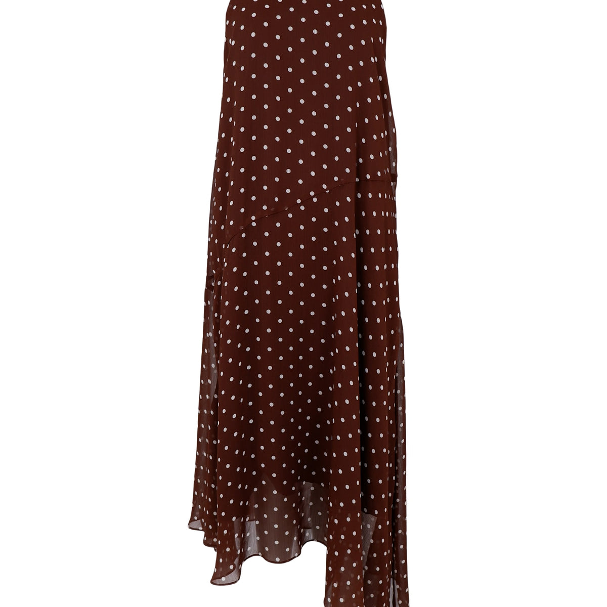 zara polka dot dress brown ZW COLLECTION HALTER - / Ecru POLKA DOT DRESS POLKA DOT KNIT DRESS -