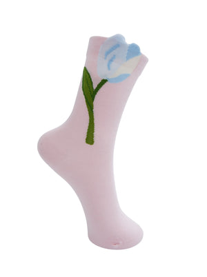 BCFRANCIE flower sock - Lt. Pink