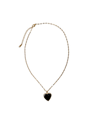 BCTESS amulet necklace - Black/Gold Colored
