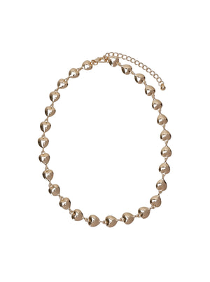 BCALINA heart necklace - Gold Colored
