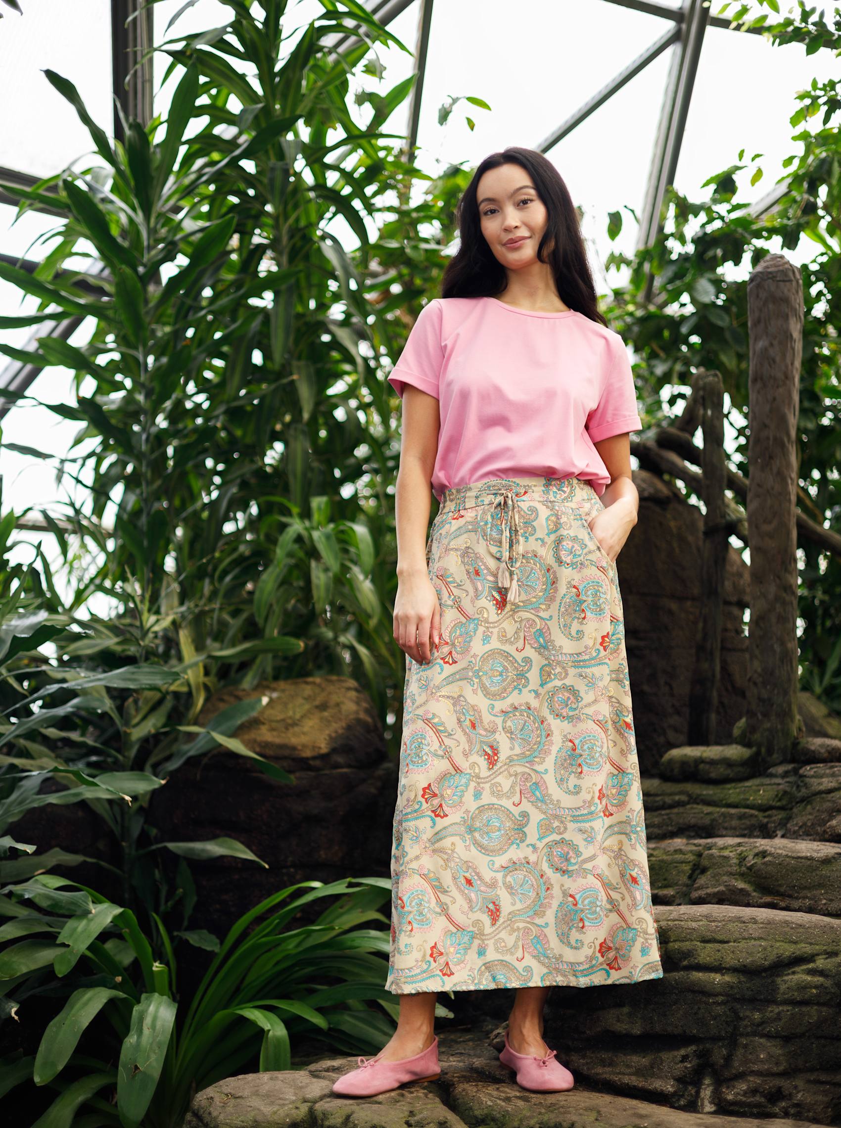 BCLUNA regular skirt - Safari Passion - Black Colour