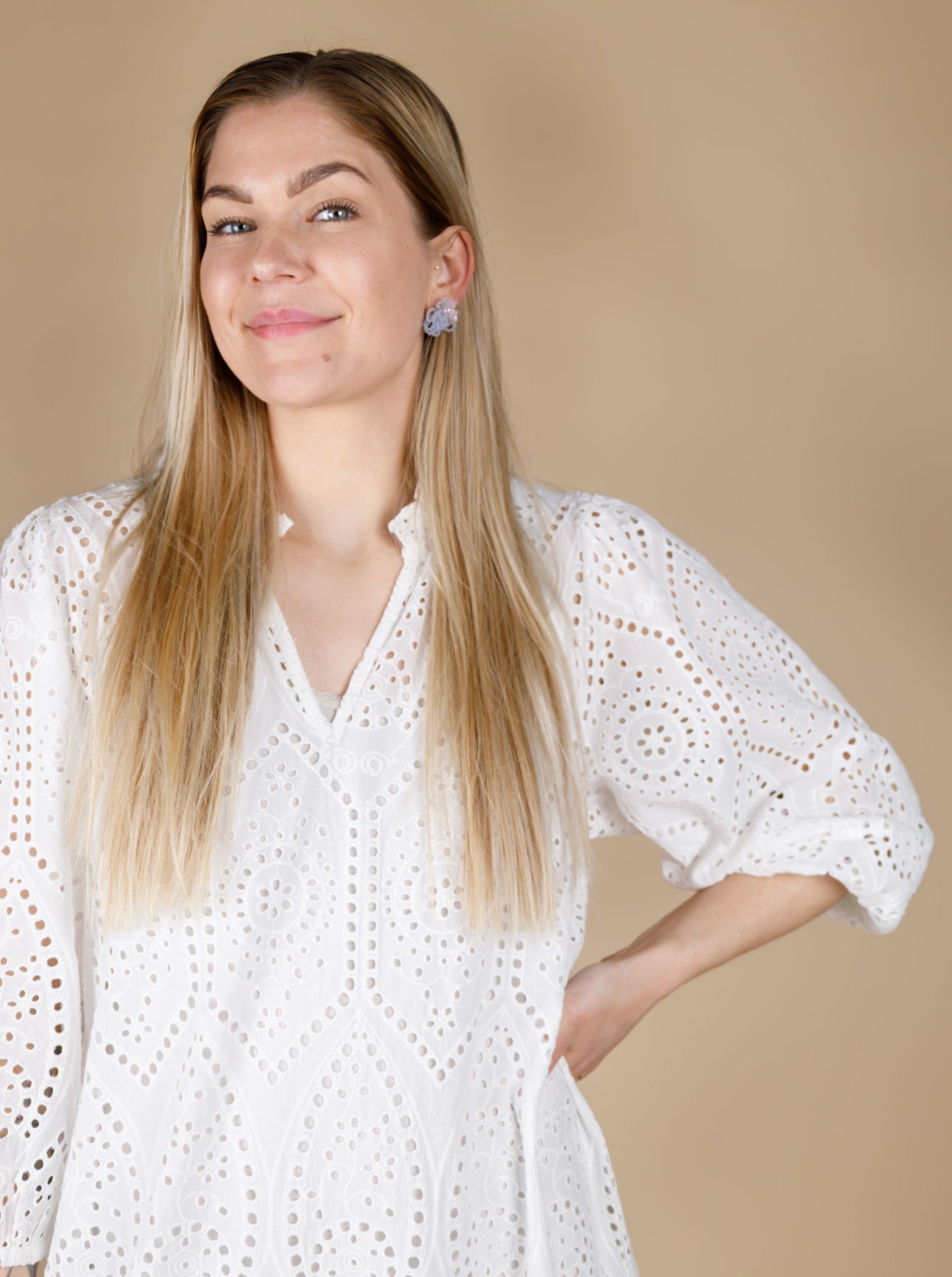 BCINGRID earrings - Lt. Blue - Black Colour