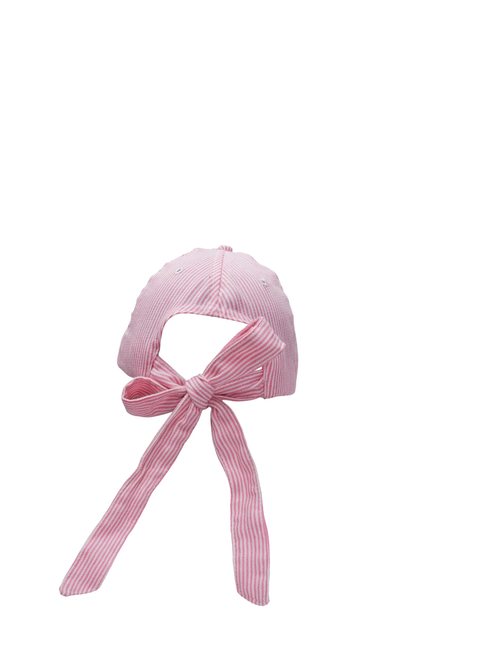 BCMATILDA bow cap - Lt. Pink - Black Colour