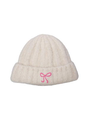BCBIA bow hat - Off White