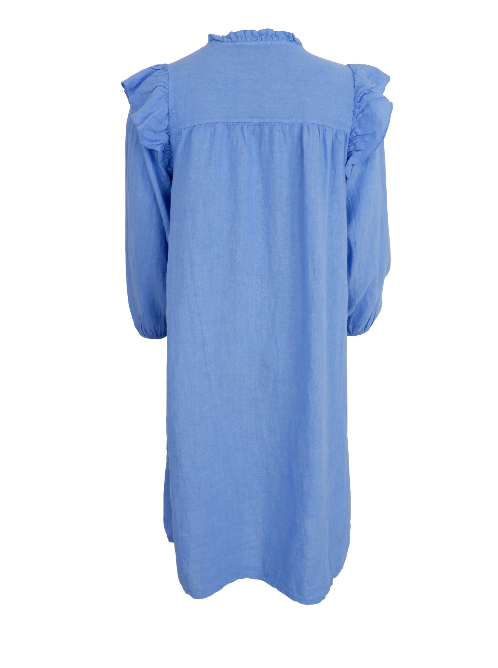 BCMELINA frill dress - Sky Blue - Black Colour