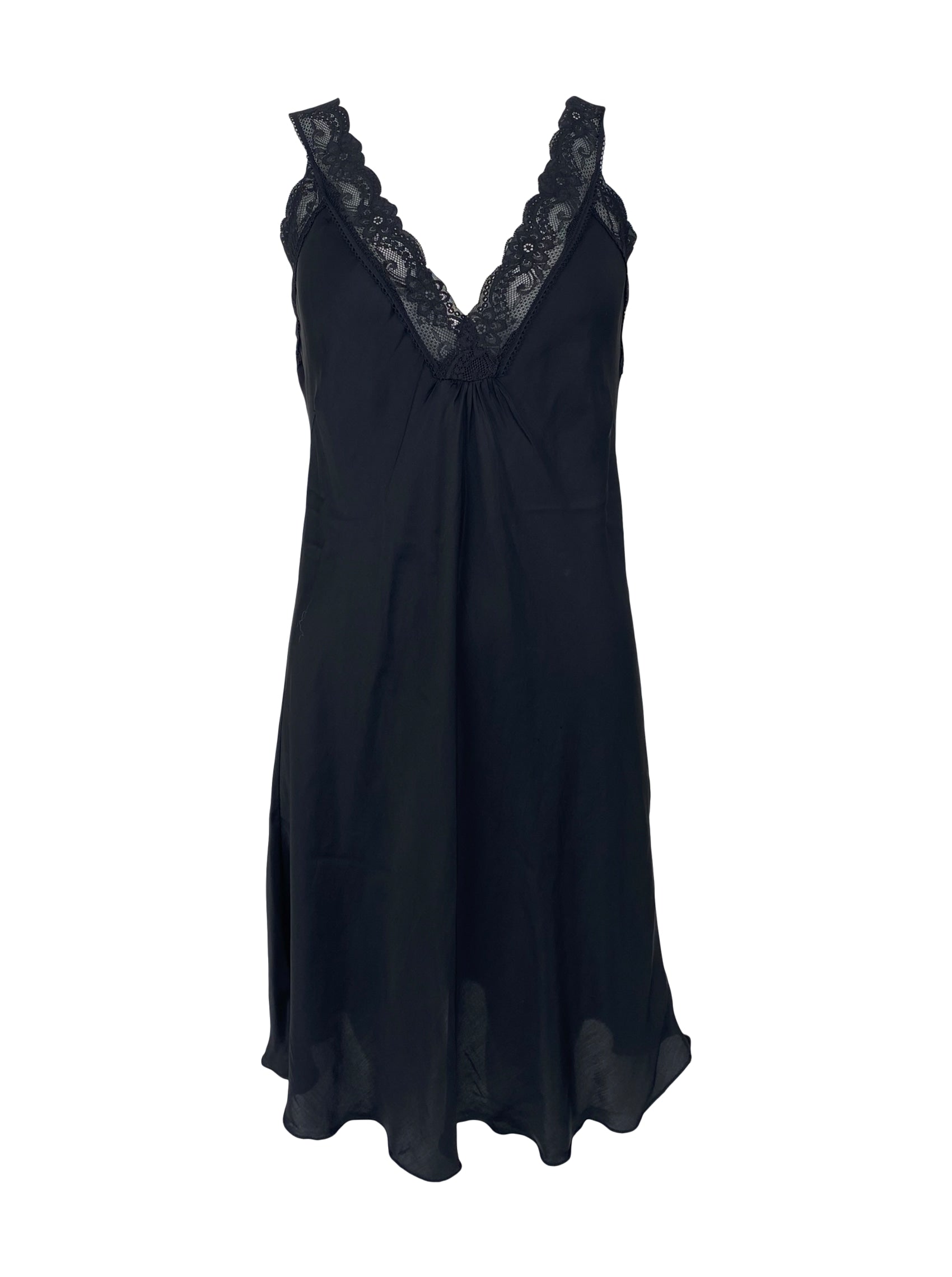 BCBEA slip dress VINTAGE DYED - Black - Black Colour