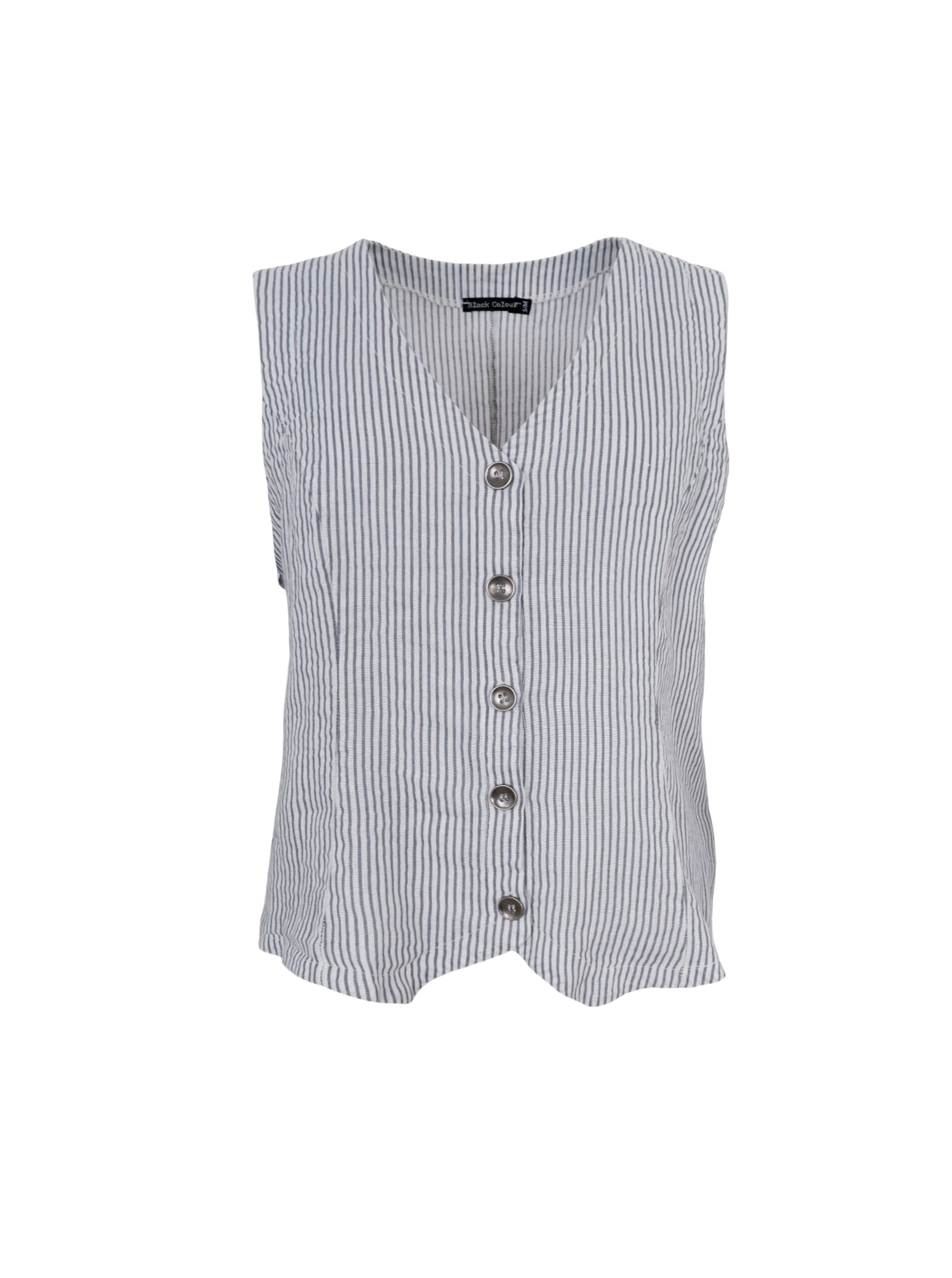 BCMELINA vest - Northern Grey - Black Colour