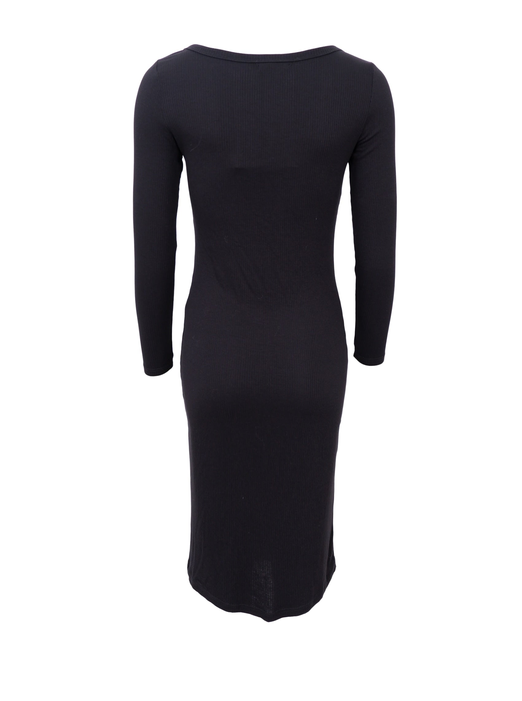 BCTEA ls slip dress - Black - Black Colour