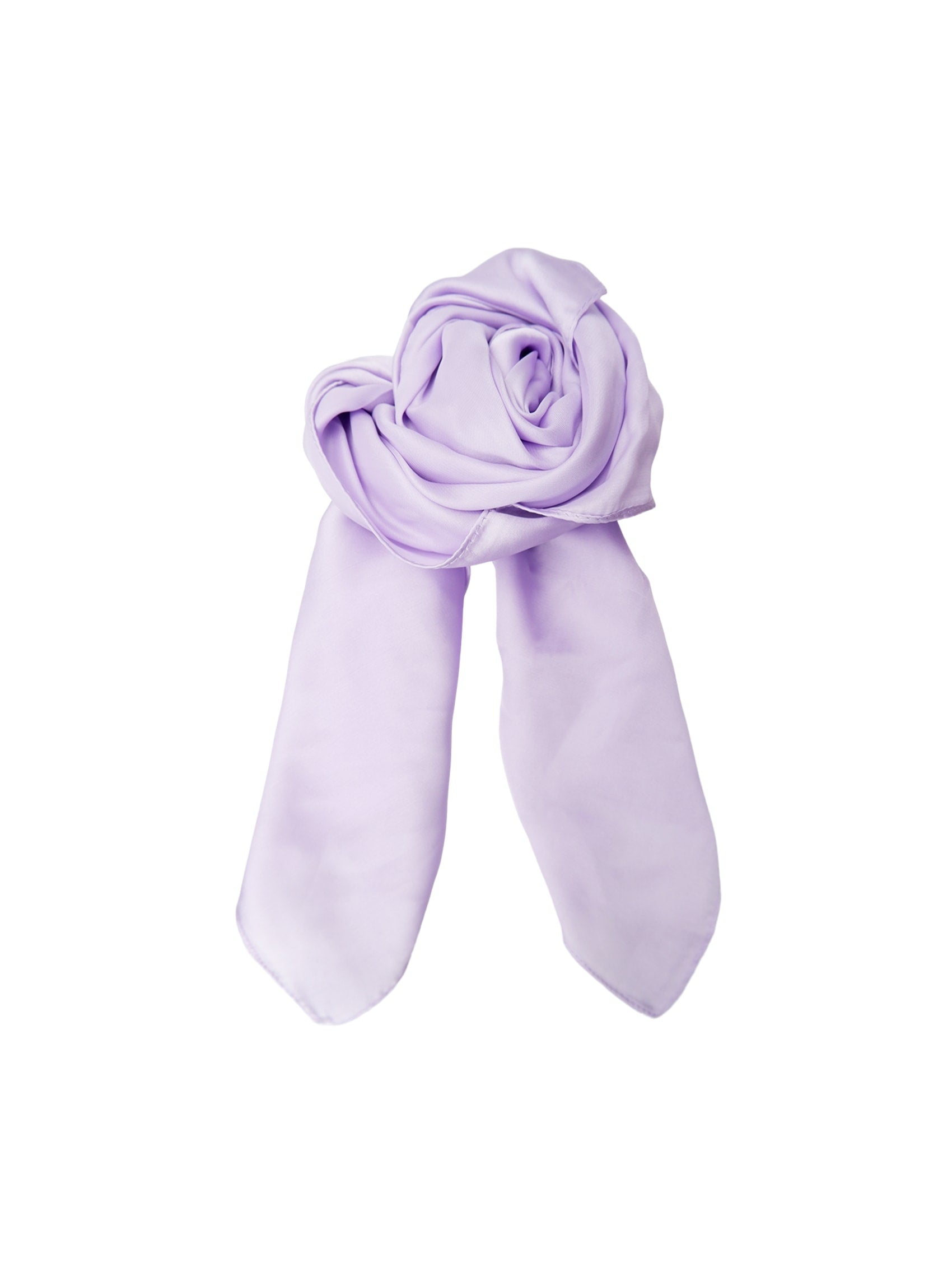 BCKIT mini scarf - Lt. Purple - Black Colour