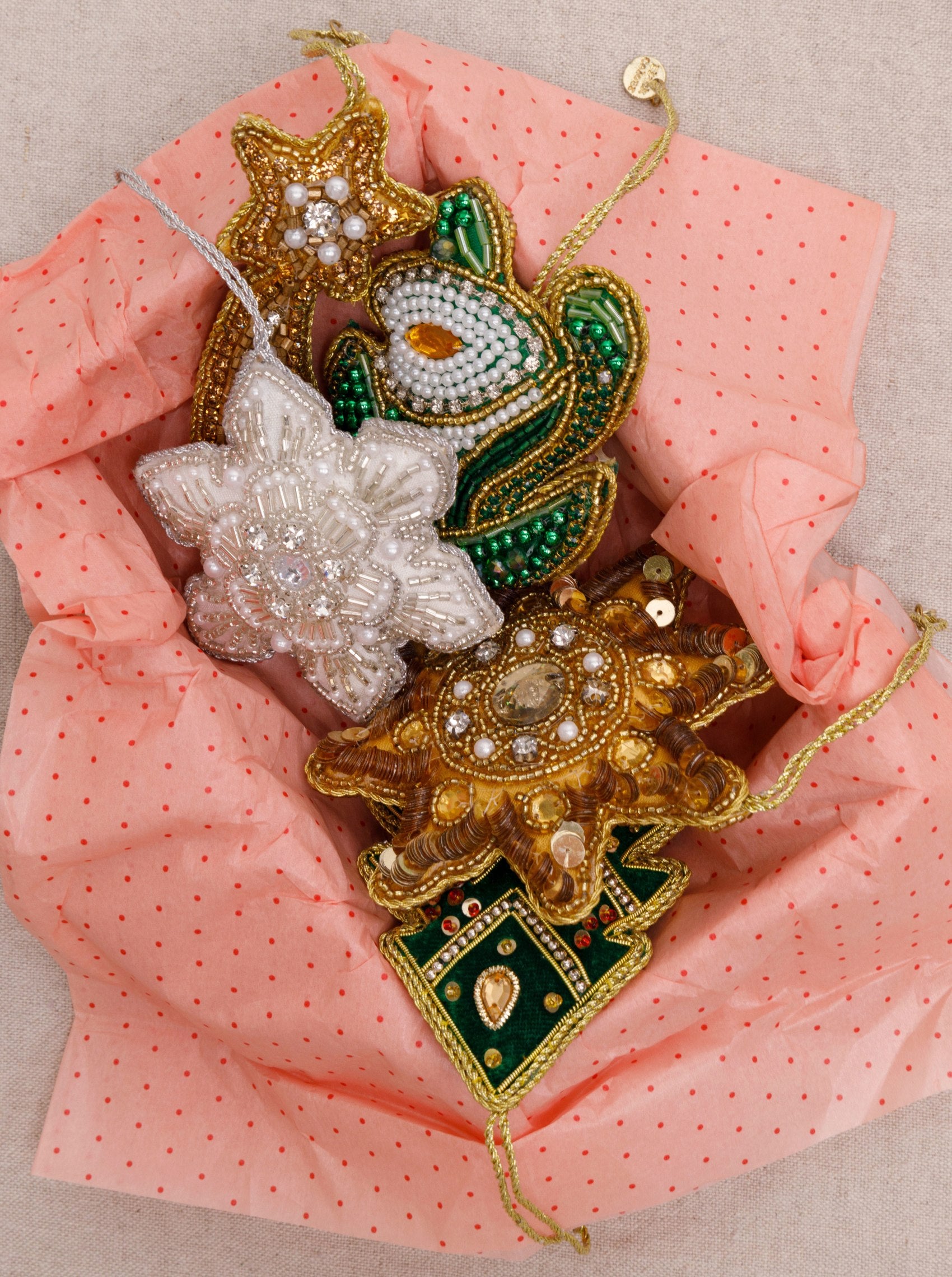 BCSUN christmas ornament - Gold - Black Colour