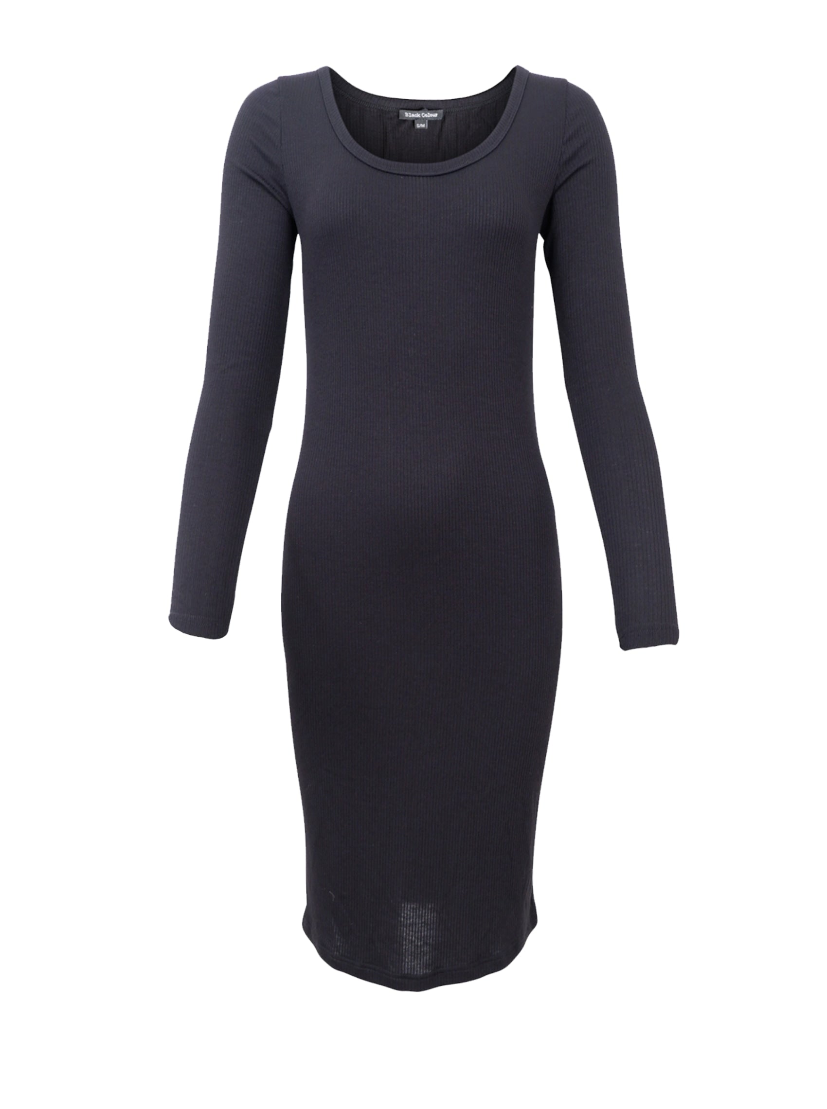 BCTEA ls slip dress - Black - Black Colour