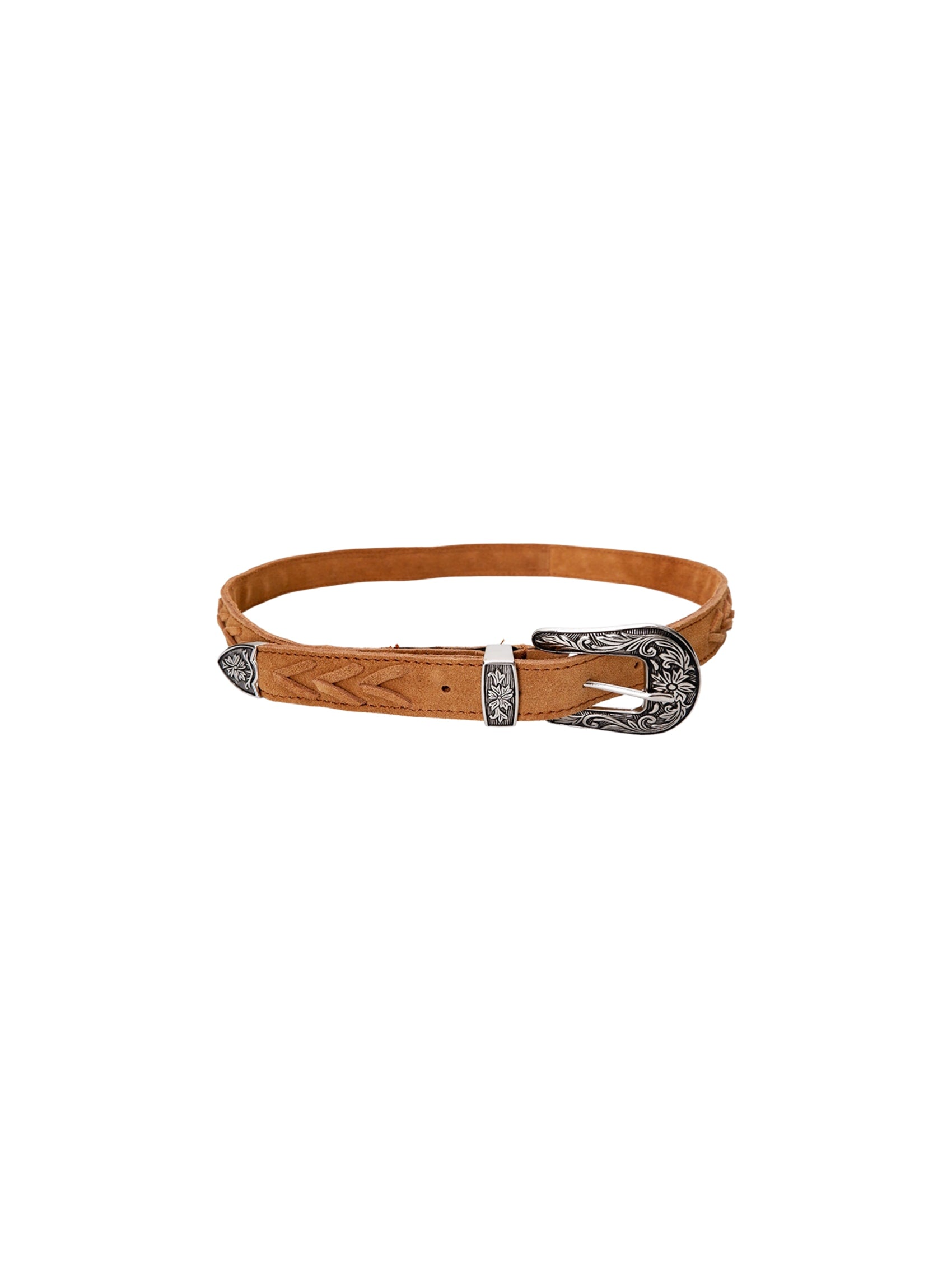 BCEDITH suede jeans belt - Camel - Black Colour