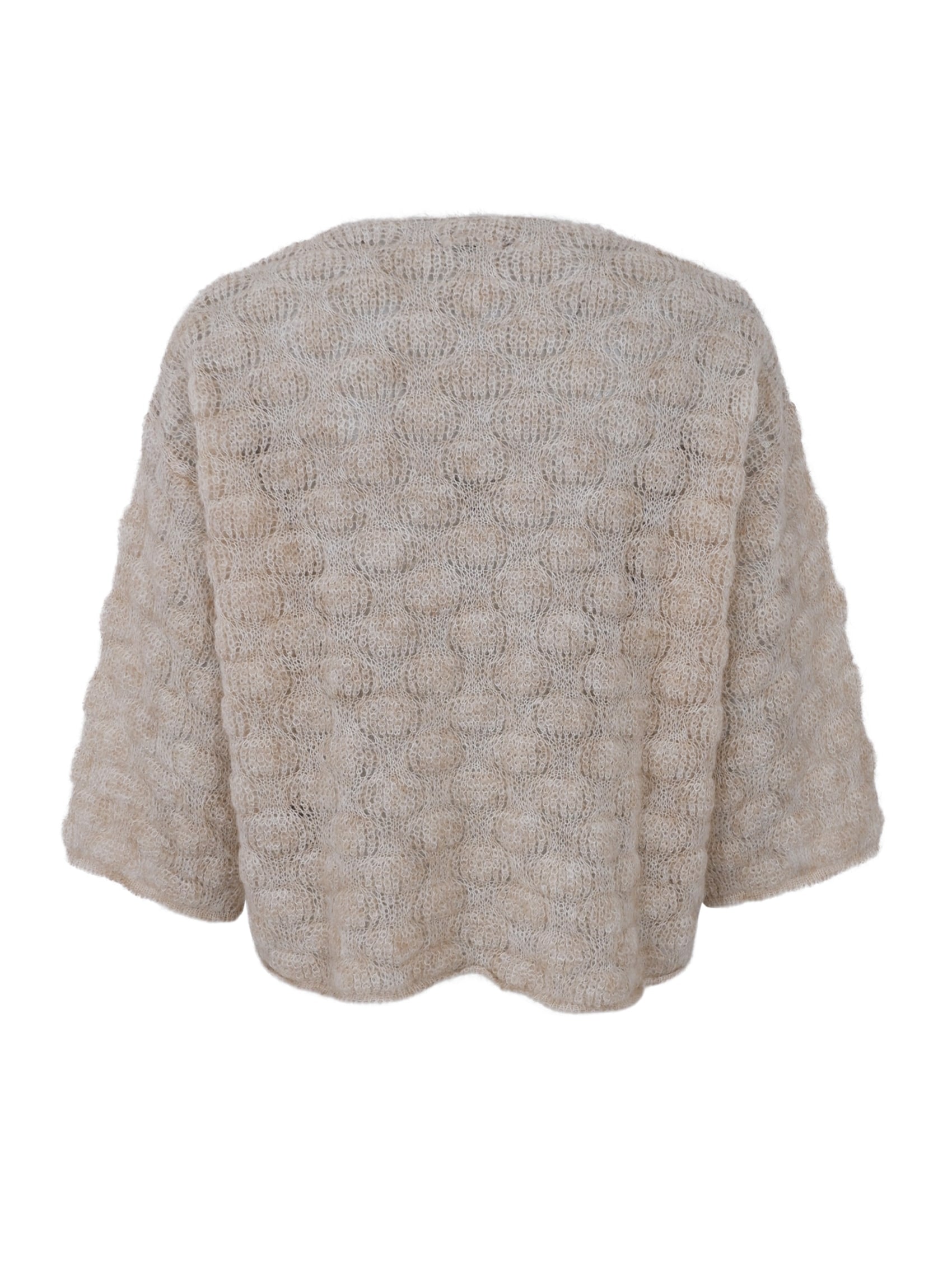 BCHARRIS v-neck jumper - Champagne - Black Colour