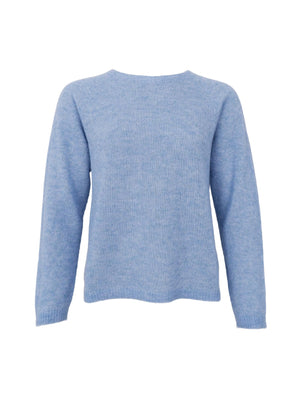 BCDELL LS knit jumper - Lt. Blue