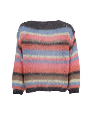 BCADRIA multi striped jumper - Soft Coral