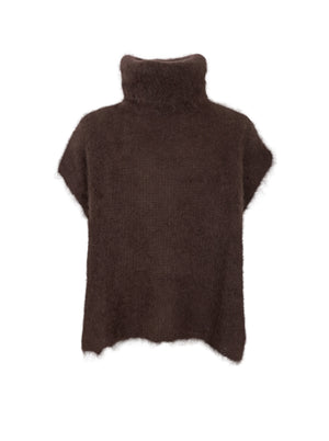 BCBJOERK roll-neck vest - Coffee