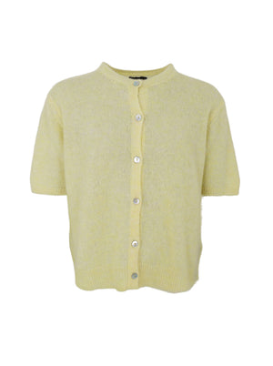 BCDELL ss cardigan - Lt. Yellow