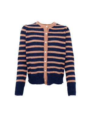 BCDELL puff cardigan - Navy