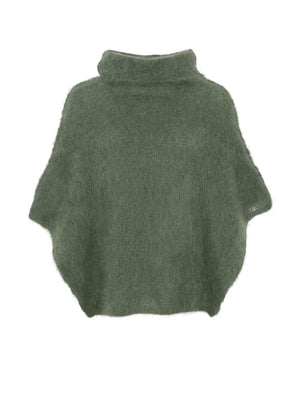 BCBJOERK roll-neck poncho - Army
