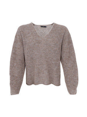 BCDELL long sleeve v-neck jumper - Taupe