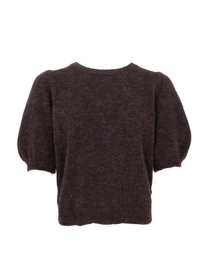 BCDELL ss puff jumper - Espresso