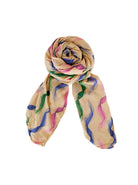 BCTWISTER scarf - Caramel Multi - Black Colour