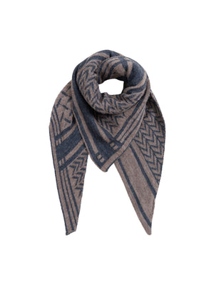 BCBEX triangle scarf - Deep Mocca