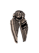 BCBEX triangle scarf - Latte - Black Colour