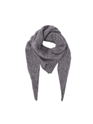 BCDELL knitted mini scarf - Gray Melange