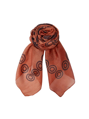 BCKIRSTINE silk scarf - Mocca