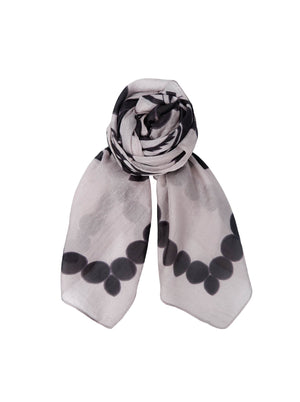 BCKIRSTINE silk scarf - Steel Grey
