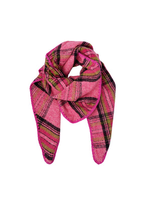 BCLEONI checkered scarf - Pink