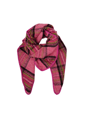 BCLEONI checkered scarf - Pink