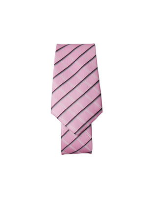 BCLULU tie - Pink Stripe