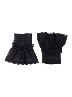BCREEVA lace cuffs - Black