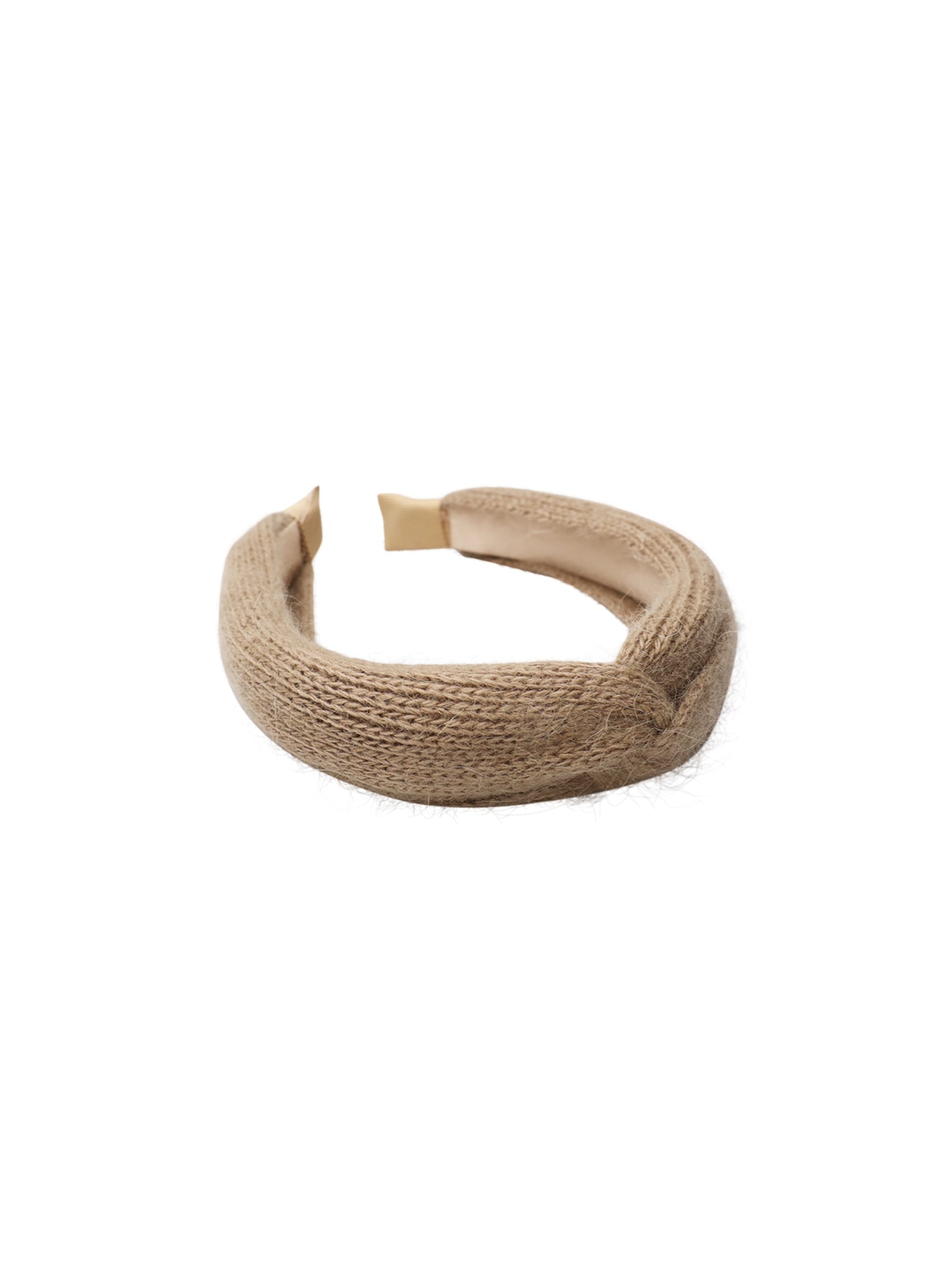 BCSHANAY knitted headband - Frappe - Black Colour