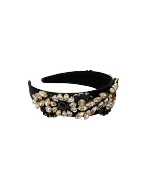BCDAPHNE rhinestone headband - Black