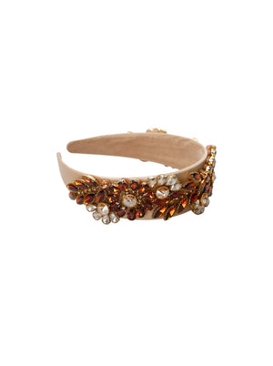 BCDAPHNE rhinestone headband - Golden