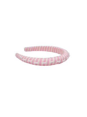 BCDACIA beaded headband - Lt. Pink