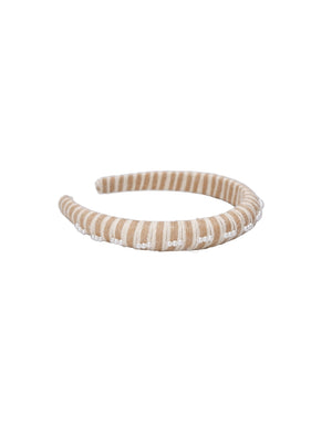 BCDACIA beaded headband - Sand