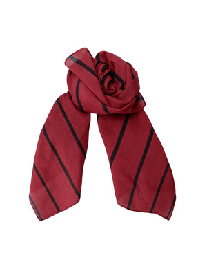 BCALVA mini scarf - Wine - Black Colour