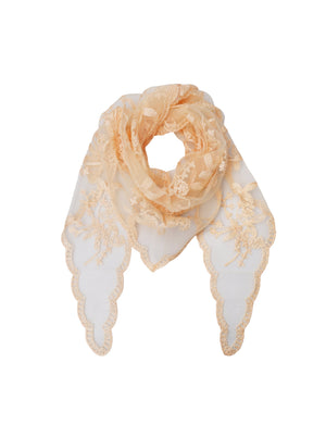 BCMIRIANA triangle lace scarf - Beige