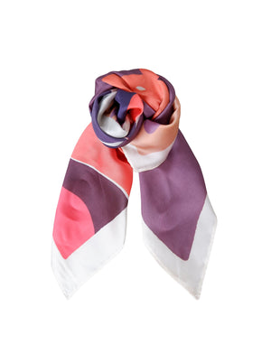 BCLIA satin scarf - Wine